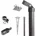 Zauneck-Set 150 Anthrazit-metallic