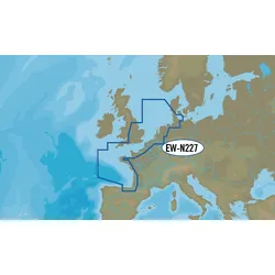 C-MAP by Jeppesen Wide: EW-N227 Nord-West Europa Küste