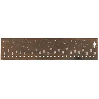 Adventskalender Weihnachtskalender Holz Weihnachten 52x12cm Ib Laursen 5293-00