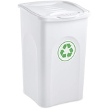 stefanplast Begreen 50 l, Kunststoff, weiß