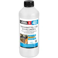 Level + Level+ Trennmittel für Formen und Schalungen Gips- Betontrennmittel 1 l weiß