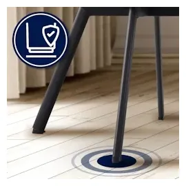 CLP 2er Set Esszimmerstuhl Jordi Samt dunkelgrau