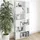 vidaXL Bücherregal Raumteiler 80 x 24 x 186 cm Weiß