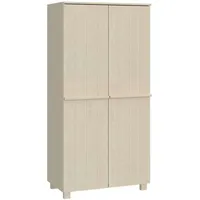 VidaXL Kleiderschrank HAMAR Honigbraun 89x50x180 cm Massivholz Kiefer