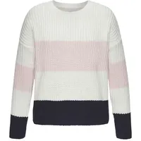 LASCANA Strickpullover Damen creme-rosé-nachtblau Gr.36/38