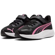 Puma Pounce Lite Ac+ Kids Black/Posie Pink/White 34