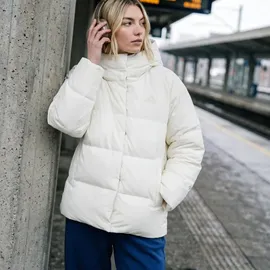 adidas Helionic Puffer Daunenjacke - Off White - XS