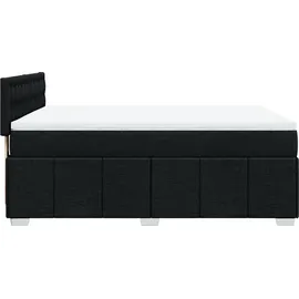 vidaXL Boxspringbett 140 x 200 cm Schwarz