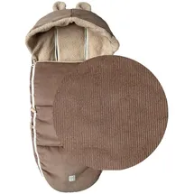 Kaiser HAU KEA Fleece Fußsack Caribou, Braun