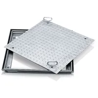 ZARGES Schachtabdeckung Aluminium 600 x 600 mm Außenmaß 760
