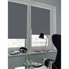 GARDINIA Seitenzugrollo Easyfix Rollo Thermo 120 x 150 cm grau