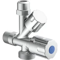 Kirchhoff GA-Eckventil 21 mm (1/2 ZollAG) x 26,4 mm (3/4 ZollAG) x 16,7 mm x 10 mm