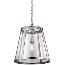 Harrow Pendelleuchte nickel poliert Feiss FE-HARROW-P-M