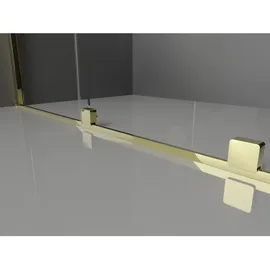 Mexen Velar Duschtrennwand Walk-in rechts 80 x 200 cm Gold transparent 871-080-000-03-5
