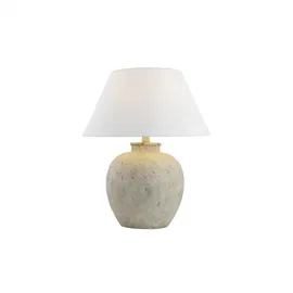 Home Deluxe Tischlampe, Weiß, Holz, Kunststoff, 42x51x42 cm, Lampen - Leuchten, Innenbeleuchtung, Tischlampen, Schreibtischlampen