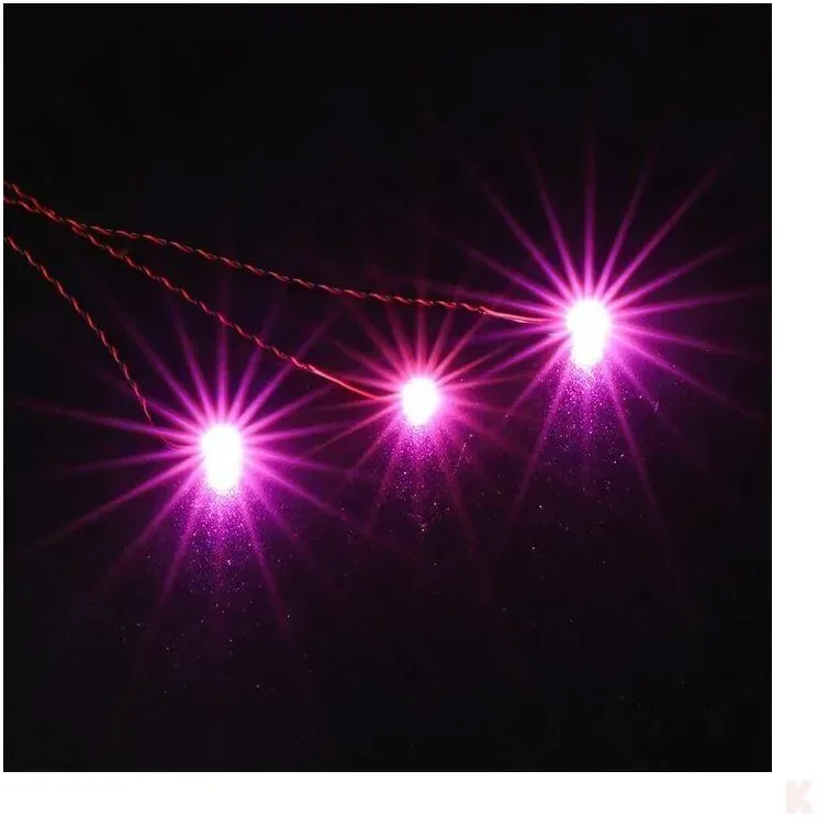 Briksmax BXA13_3 30cm Einzel LED Pink (3 Stück)
