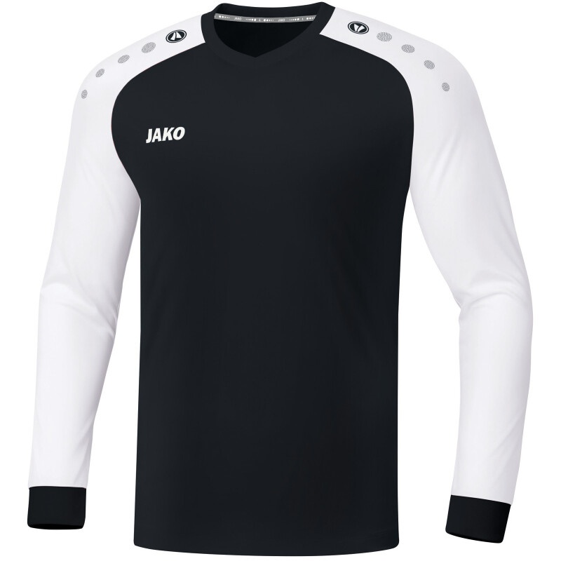 JAKO Champ 2.0 langarm Trikot schwarz/weiß 140