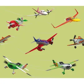 Wirth Kissenbezug Planes Action 40 x 60 cm Grün