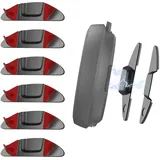 NEWZEROL 6 Stück Ersatz Metallplättchen Set Kompatibel für OOONO 2 / OOONO P-disc No 4/3/ OOONO Park NO2 / NO1, Stabiler, Fällt Nicht leicht ab,Doppelkleber für Elektronische Parkscheibe