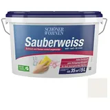SCHÖNER WOHNEN-Farbe Wandfarbe Sauberweiß  (Weiß, 5 l, Matt)
