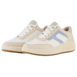 TOM TAILOR Damen Sneaker mit Plateau, beige, Gemustert, Gr. 37