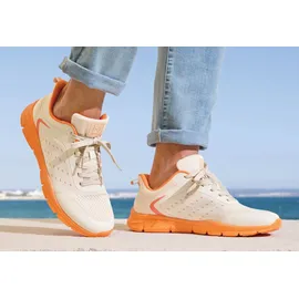 John Devin Sneaker Herren Weite M Beige/Orange 46
