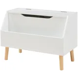 [en.casa] Spielzeugtruhe Aavanrar 60 x 30 x 43 cm 1-tlg. weiß