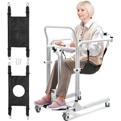 VEVOR Elektrischer Patientenlifter Transferhilfe Rollstuhllift 100kg 330mm Hub