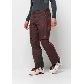 Jack Wolfskin Alpspitze PRO 3L PANTS M«, Gr. 46 red earth red earth