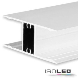 LED Aufbauleuchtenprofil HIDE DOUBLE Aluminium weiß RAL 9003, 200cm