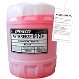 Pemco ANTIFREEZE 912+ Kühlflüssigkeiten rot + Mannol PM0912C-20