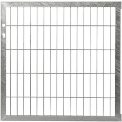 MR-Shop Doppelstabmatten Torflügel 8/6/8, Feuerverzinkt, 972 mm x 1200 mm