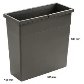 HAILO Inneneimer 18 l Dunkelgrau