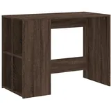 vidaXL Schreibtisch Braun Eichen-Optik 102x50x75 cm Holzwerkstoff