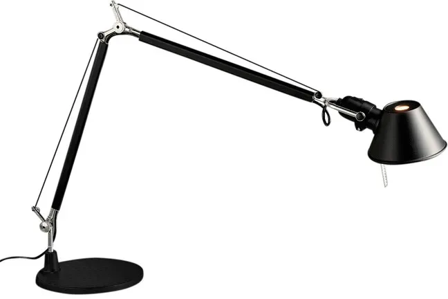 Tischleuchte Tolomeo Tavolo Artemide grau, Designer de Lucchi & Fassina, 123 cm