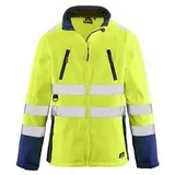 Big 4 Protect JackePittsburgh, Softshell leuchtgelb/navy, Gr. 2XL
