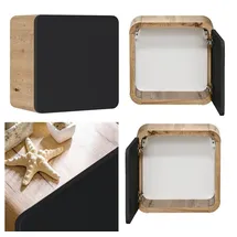 Lomadox Hängeschrank in seidenmatt anthrazit mit Wotan Eiche Nb. B/H/T ca. 35/35/22 cm