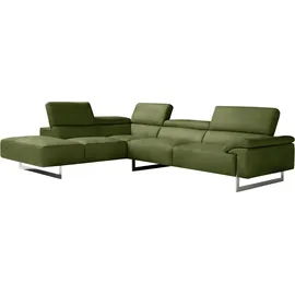 Egoitaliano Eckcouch 300 cm L-förmig grün