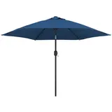 vidaXL Sonnenschirm mit Metall-Mast 300 cm Azurblau
