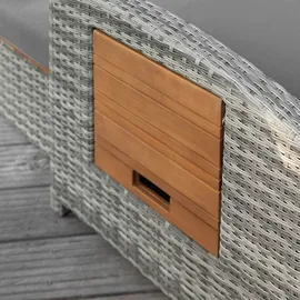 Greemotion Bahia Tobago Rattan-Lounge grau
