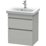 Duravit Waschtischunterschrank Com DuraStyle 50x36,8cm, betongr ma, 2 SchKa., wandhängend
