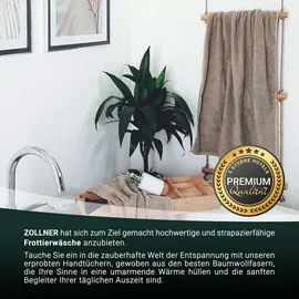 ZOLLNER Handtuchset 70 x 140 cm grau 2 St.