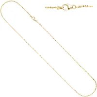 Goldkette JOBO Halsketten Gr. Gelbgold 333, Länge: 40 cm, goldfarben (gelbgold 333) Damen Goldketten 333 Gold 40 cm 1,3 mm