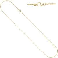 Goldkette JOBO Halsketten Gr. Gelbgold 333, L: 40cm, goldfarben (gelbgold 333) Damen 333 Gold 40 cm 1,3 mm