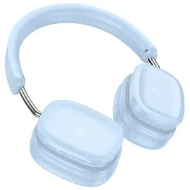 HOCO Verstellbare Bluetooth Kopfhörer 400 mAh Kabellose Ohrhörer Bluetooth V5.3 Blau - Blau