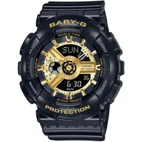 Casio Chronograph CASIO BABY-G, schwarz, Armbanduhren, Damen, Chronograph, Quarzuhr,