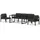 vidaXL Garten-Lounge-Set 6-tlg. anthrazit