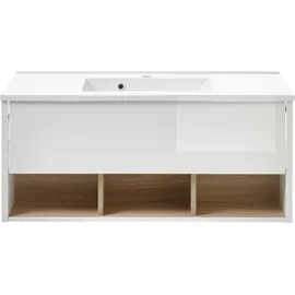 PLACES OF STYLE »Studio Line, Waschtisch inkl. Waschbecken, modernes Design« in zwei Farben verfügbar, ausreichend Stauraum