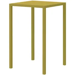 Outdoor Stehtisch Quatris 70x70x110 cm curry
