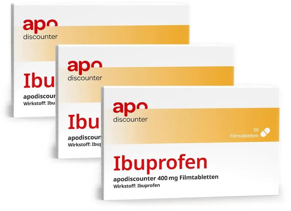 Ibuprofen 400 mg Schmerztabletten von apodiscounter